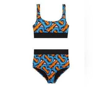 Used Burberry Monogram Swimsuit